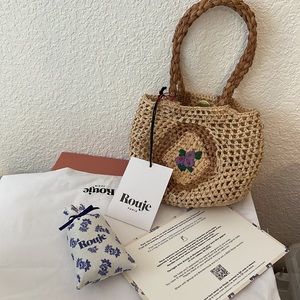 Micro basket bag, Rouje, Yseult micro bag